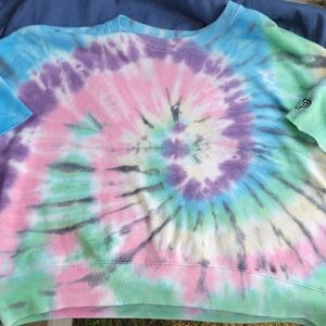 PINK Victoria's Secret Short Sleeve Sweatshirt